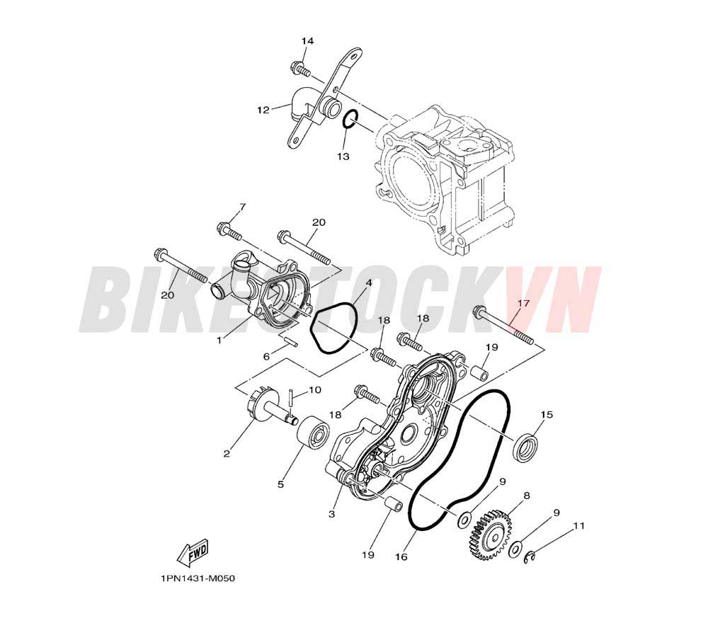 WATER PUMP(1PN1/2/3/4)